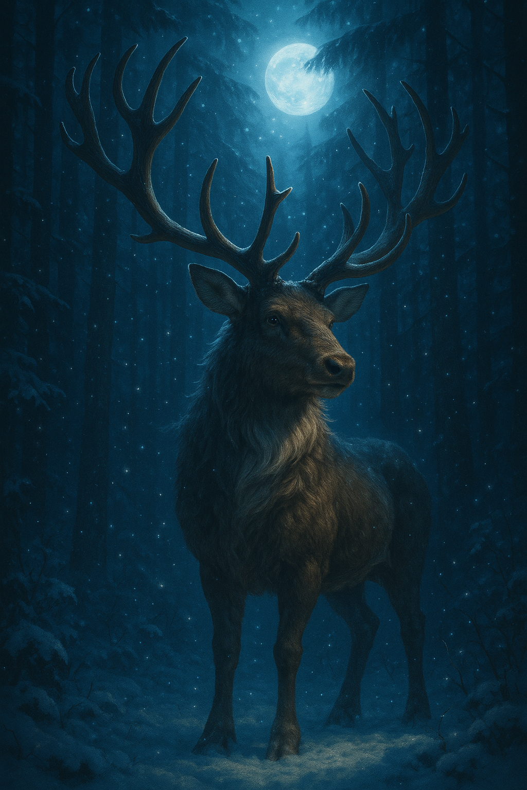 Renne dans la Forêt